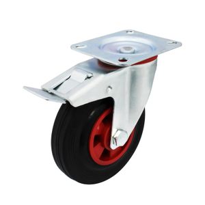 Garrucha 5" 100Kg Ca.Pg.B.P. Negra - WRT