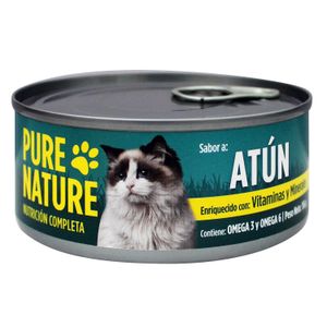 Enlatado P/Gatio Atun 156Gr - PURE NATURE
