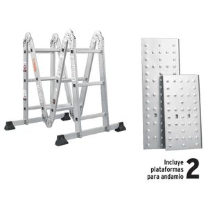Escalera multiposición 8 peldaños, Tipo I - TRUPER