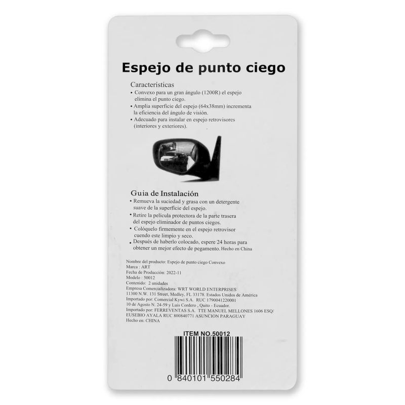 Espejo-de-punto-ciego-autoadhesivo-rectangular-de-6.4-x-3.8-cm-con-reflejo-convexo--pack-x-2