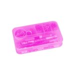 Estuche-Organizador-14Cm-Transp-Fucsia