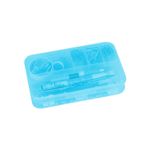 Estuche-Organizador-14Cm-Transp-Turquesa