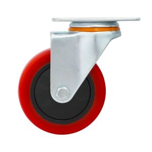 Garrucha 4" 130Kg Pvc/Pu.Pg.P - WRT
