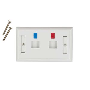 Faceplate Rj45 2 Tomas Blanco - LSC
