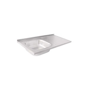 Freg. Sob. Faldon Izquier 100X50 A/Inox - FOSET