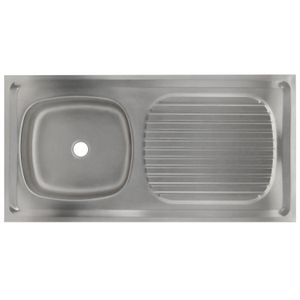 Freg. Sobrep 100X50 A/Inox Almetal - ALMETAL