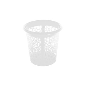 Papelero Calado 5.5 Litros Blanco