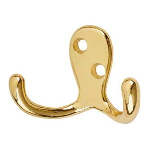 Gancho Ropero Doble Dorado - PROSOURCE