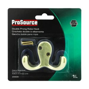 Gancho Ropero Doble Dorado - PROSOURCE