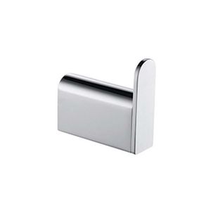 Gancho toallero Cuadrato para baño de laton cromado. - BRIGGS