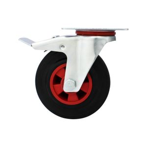 Garrucha 5" 100Kg Ca.Pg.B.P. Negra - WRT
