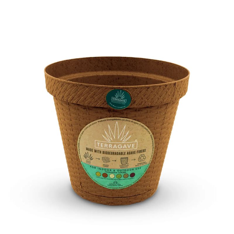 Maceta-redonda-tipo-RATTAN-plastica-grande-de-20-cm-de-diametro-con-base-desmontable