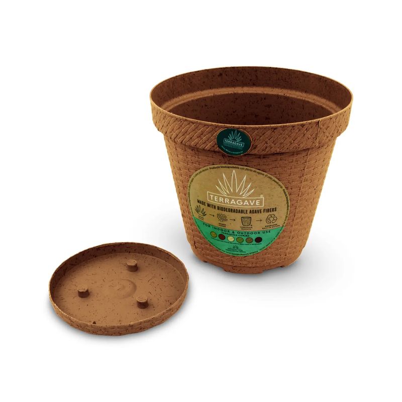 Maceta-redonda-tipo-RATTAN-plastica-grande-de-20-cm-de-diametro-con-base-desmontable