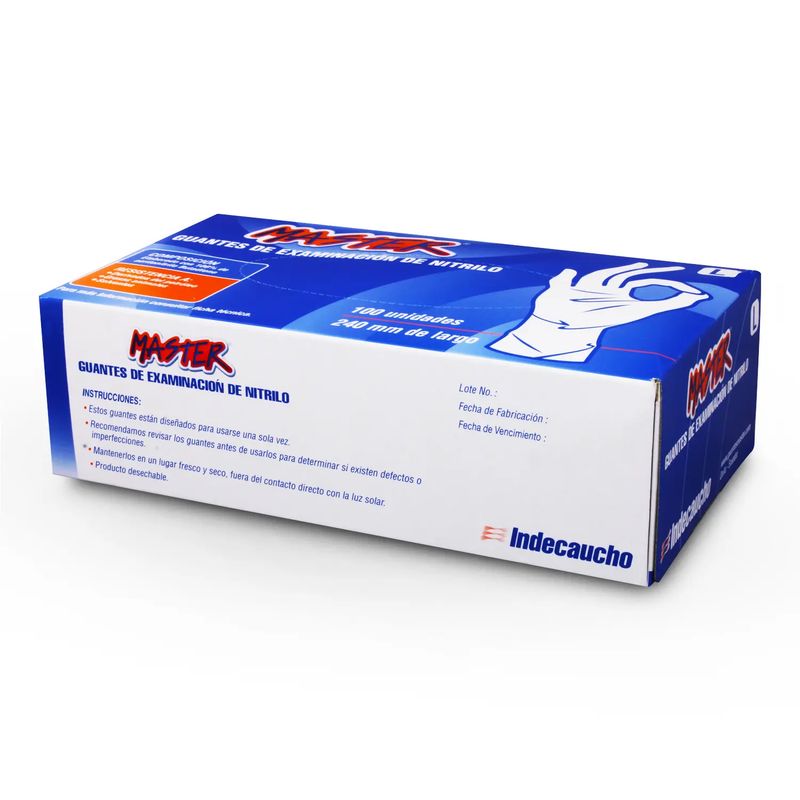 CAJA GUANTE NITRILO DESECHABLE AZUL 100 UNID – VYM Honduras