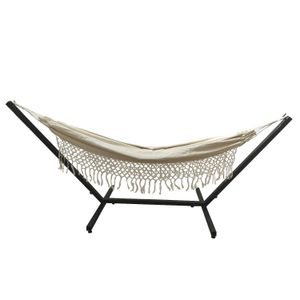 Hamaca Portatil Blanca Metal 3X1,10M Rago - RAGO