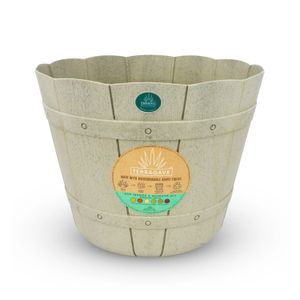 Maceta Redonda 16,5Plg Crema - TERRAGAVE