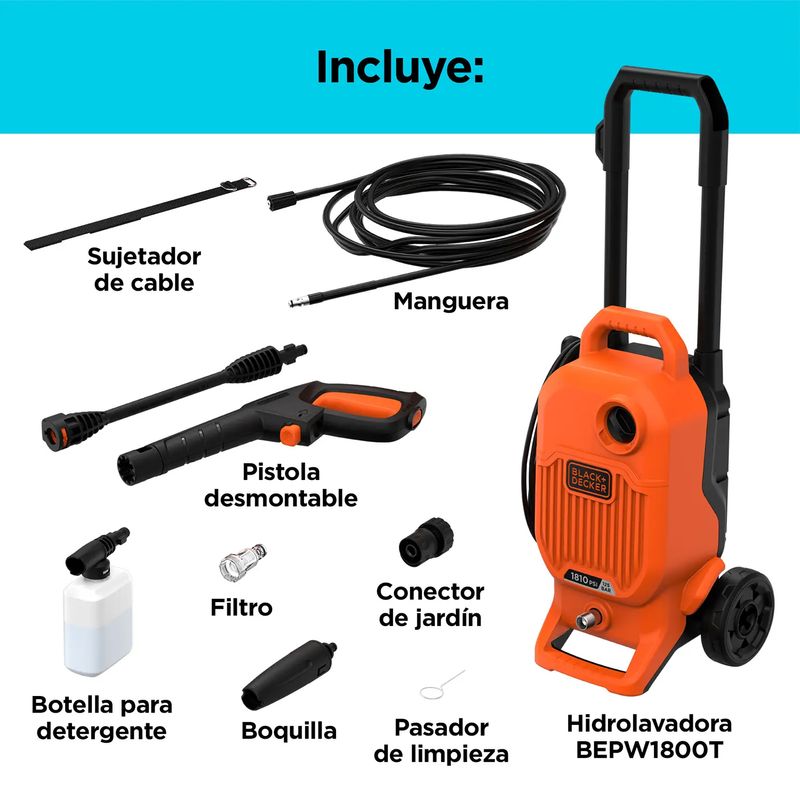 Hidrolav-Black-Decker-1500W-1800Psi