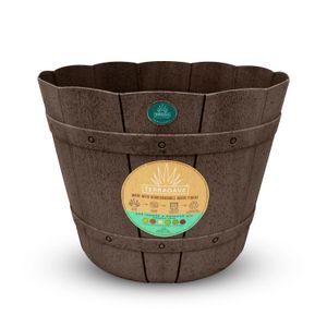 Maceta Redonda 16,5Plg Chocolate - TERRAGAVE