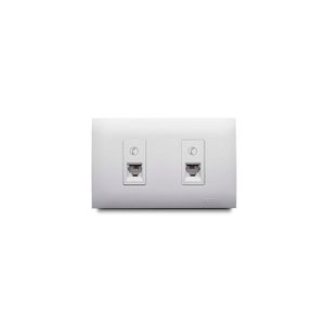 Jack Telefono Rj14 Doble Vive Bl - VETO