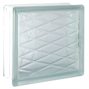 Ladrillo D/Vidrio Diamond 19X19X8 C/U - DRM