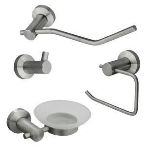 Jgo Acc Banio 4Pz Inox 52800 Kaiiy - KAIIY