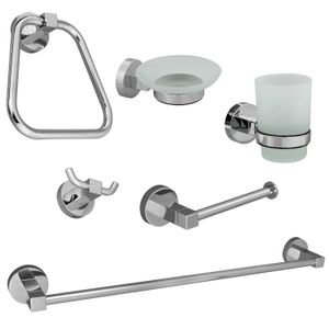 Jgo Acc Banio 6Pz Inox 73100 Kaiiy - KAIIY