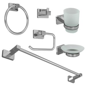 Jgo Acc Banio 6Pz Inox 97000 Kaiiy - KAIIY