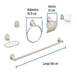 Jgo-Acc-Banio-6Pz-Sat-Aqua-Foset