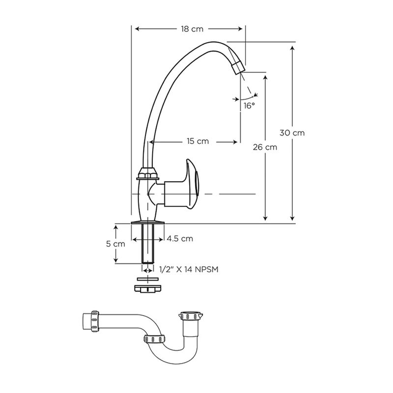 Llave-sencilla-para-cocina