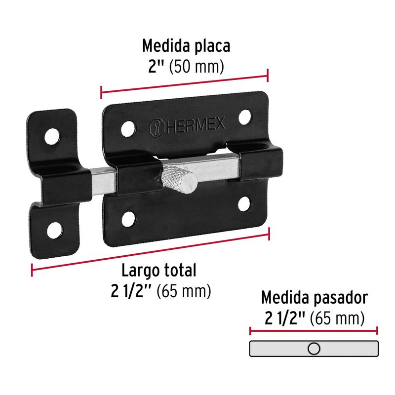 Pasador-Sobrep-Acabado-Negro-50Mm-Hermex