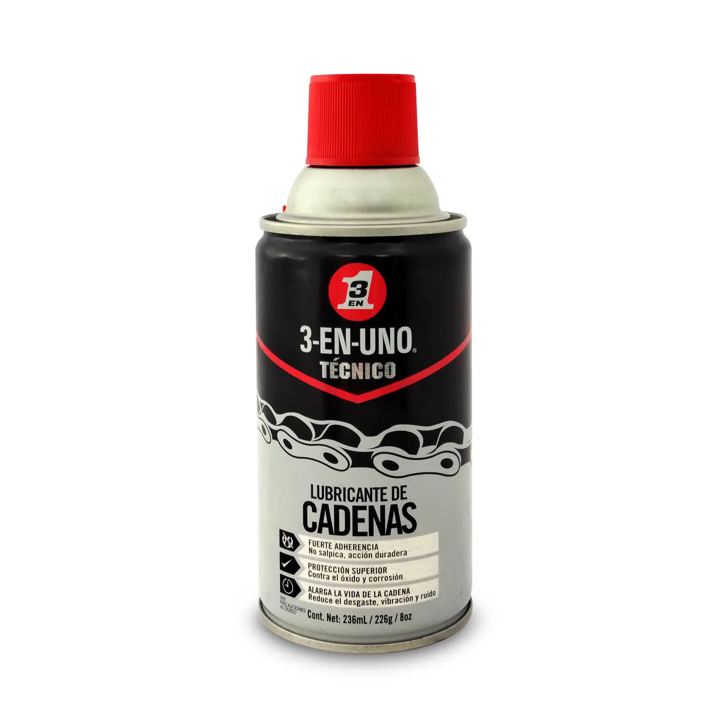 Lubricante De Cadenas 8oz 3 En 1 Tecnico 