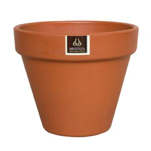 Maceta Ceramica Circ 24Cm Terrcota Mesti - MESTIZA