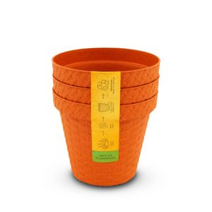 Maceta Redonda D4.7" 3Pk Var 2 V/Colores - TERRAGAVE