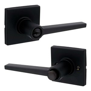 Manija Bano Negro Mate Daylon Kwikset - KWIKSET