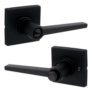 Manija Dormitorio Negro Mate Daylon Kwikset - KWIKSET
