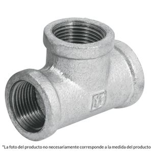 Tee sencilla 1/2" acero galvanizado - FOSET