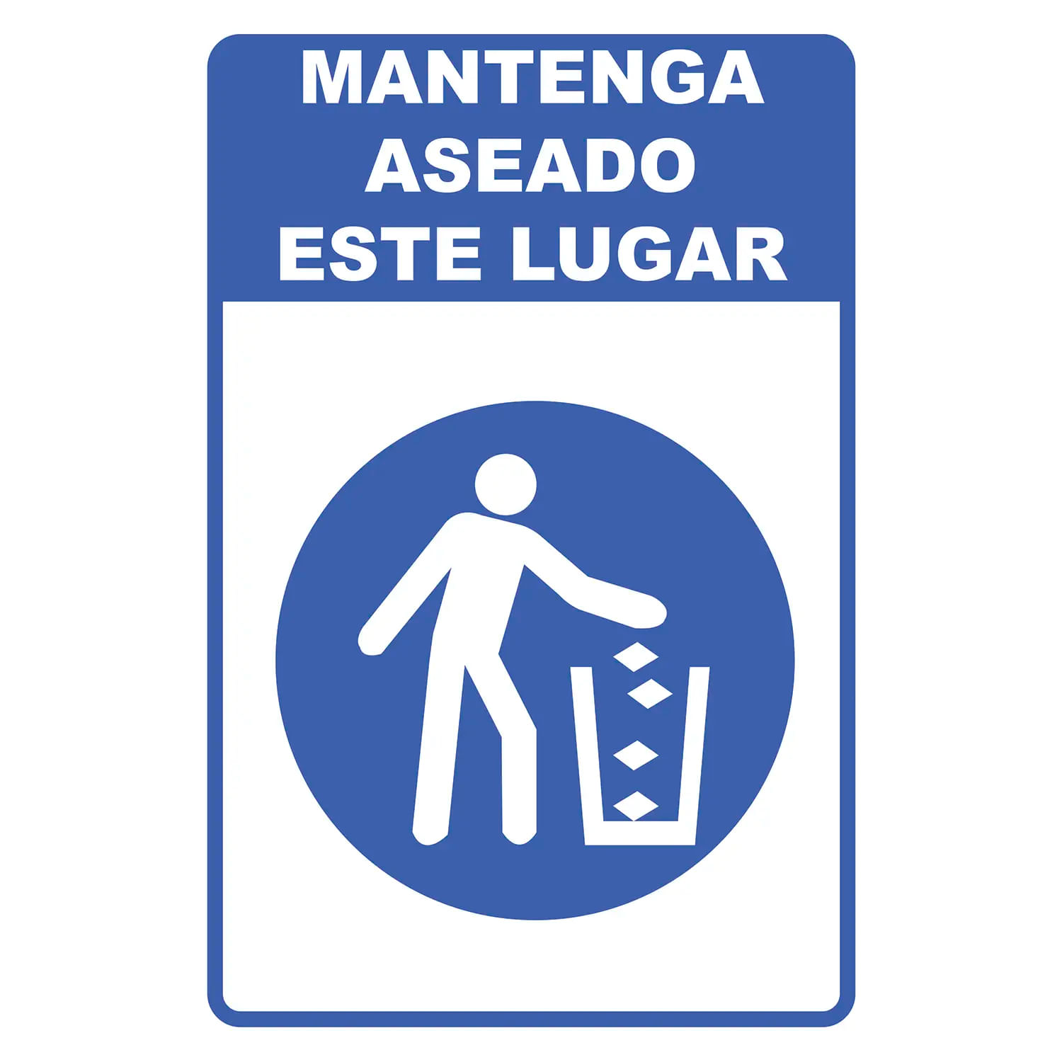 Mantenga Aseado Este Lugar 30 X 20 - SAFETY ECUADOR - Kywi