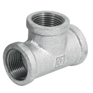 Tee sencilla 3/4" acero galvanizado - FOSET