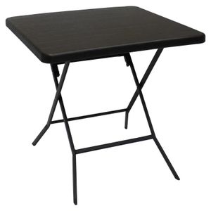 Mesa Cuadrada Tipo Madera Abatible 78Cm - WRT