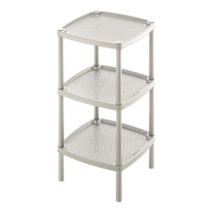 Mesa Multiuso Cuadrada 3Niveles Taupe Rimax - RIMAX