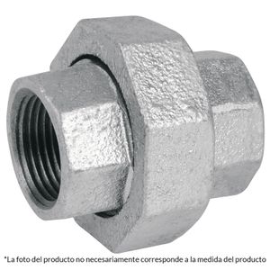 Tuerca unión 1/2" acero galvanizado - FOSET