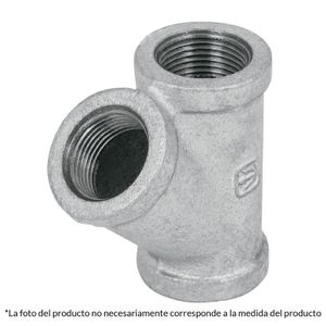 Yee sencilla 1" acero galvanizado - FOSET