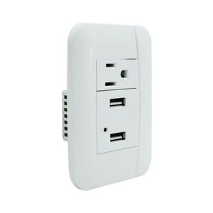 Mixto Toma Usb+Tomacorr Amer 2P+E Bl Veto - VETO