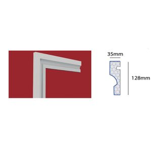 Moldura P/Ventana Mlv004 35X128X2000Mm - POLIEXPANDIDOS