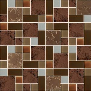 Mosaico Vidrio Mambo Multic 30X30 C/U - CORONA