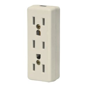 Multicontacto triple para extensión, 2 polos + tierra - VOLTECK
