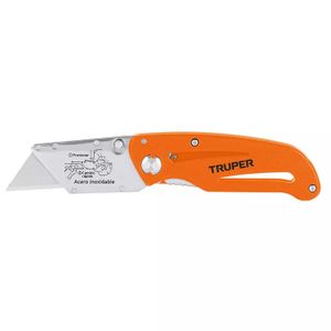 Navaja abatible 6" cuerpo de aluminio y acero inox - TRUPER