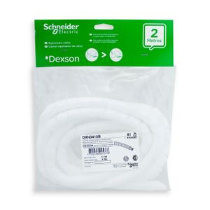 Organizador D/Cable Blanco 19Mm 3/4 2Mt Dexson - SCHNEIDER