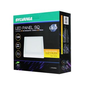 Panel Cuadrado Sobrep 12W L/Calida Sylva - SYLVANIA