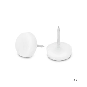 Resbalon Plast.Red. 7/8 Blanco C/Clavo 4U - PROSOURCE